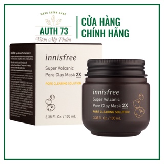 Mặt nạ đất sét Innisfree Super Volcanic Pore Clay Mask 2X
