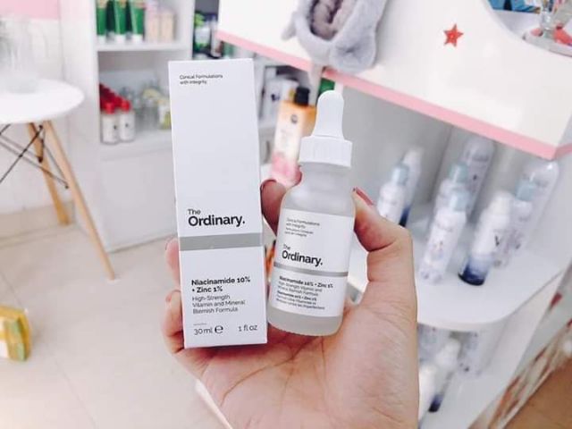 [Chính hãng 100%] Serum The Ordinary Niacinamide 10% + Zinc 1% 30ml - Serum chống viêm, giảm kích ứng dành cho da MỤN