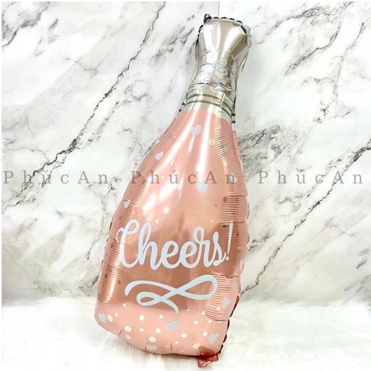 Bóng kiếng chai rượu 80cm các loại trang trí tiệc sinh nhật