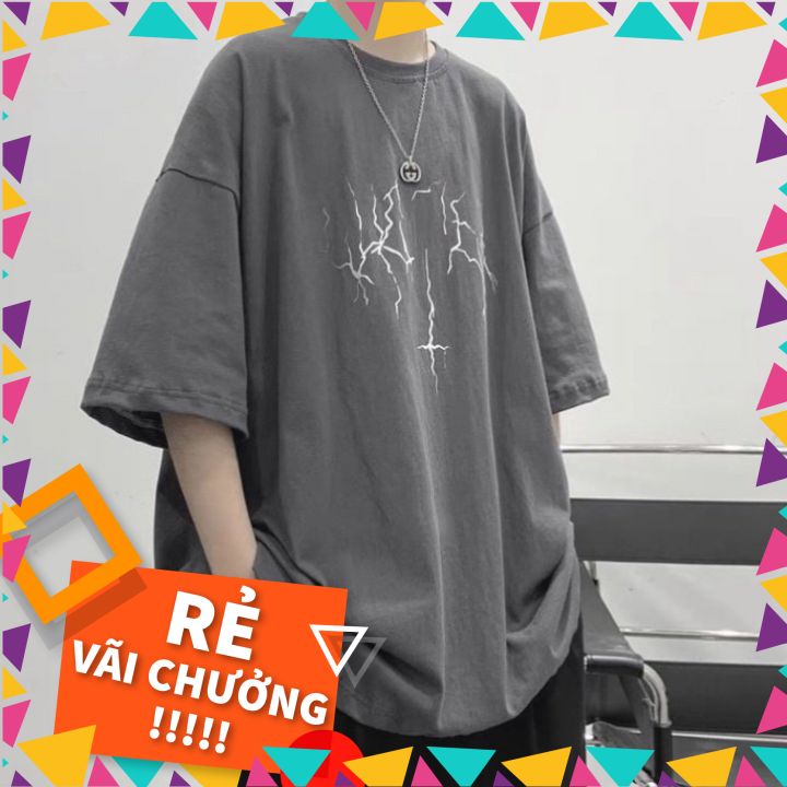Áo thun nam nữ unisex tay lỡ TS01, áo phông tay lỡ unisex form rộng oversize streetwear