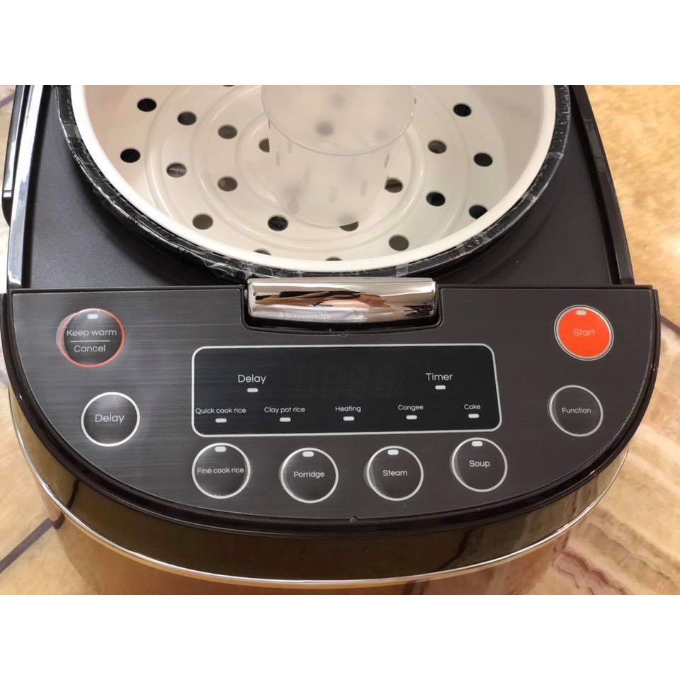 Nồi cơm điện tử 1.5L Lock&Lock EJR316BLK - Hàng chính hãng