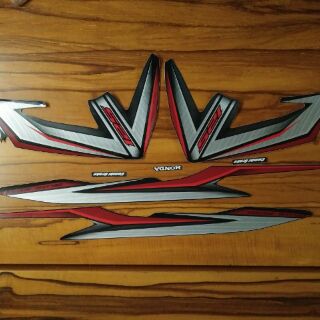 Bộ tem honda Airblade đỏ đen 125 đời 2014