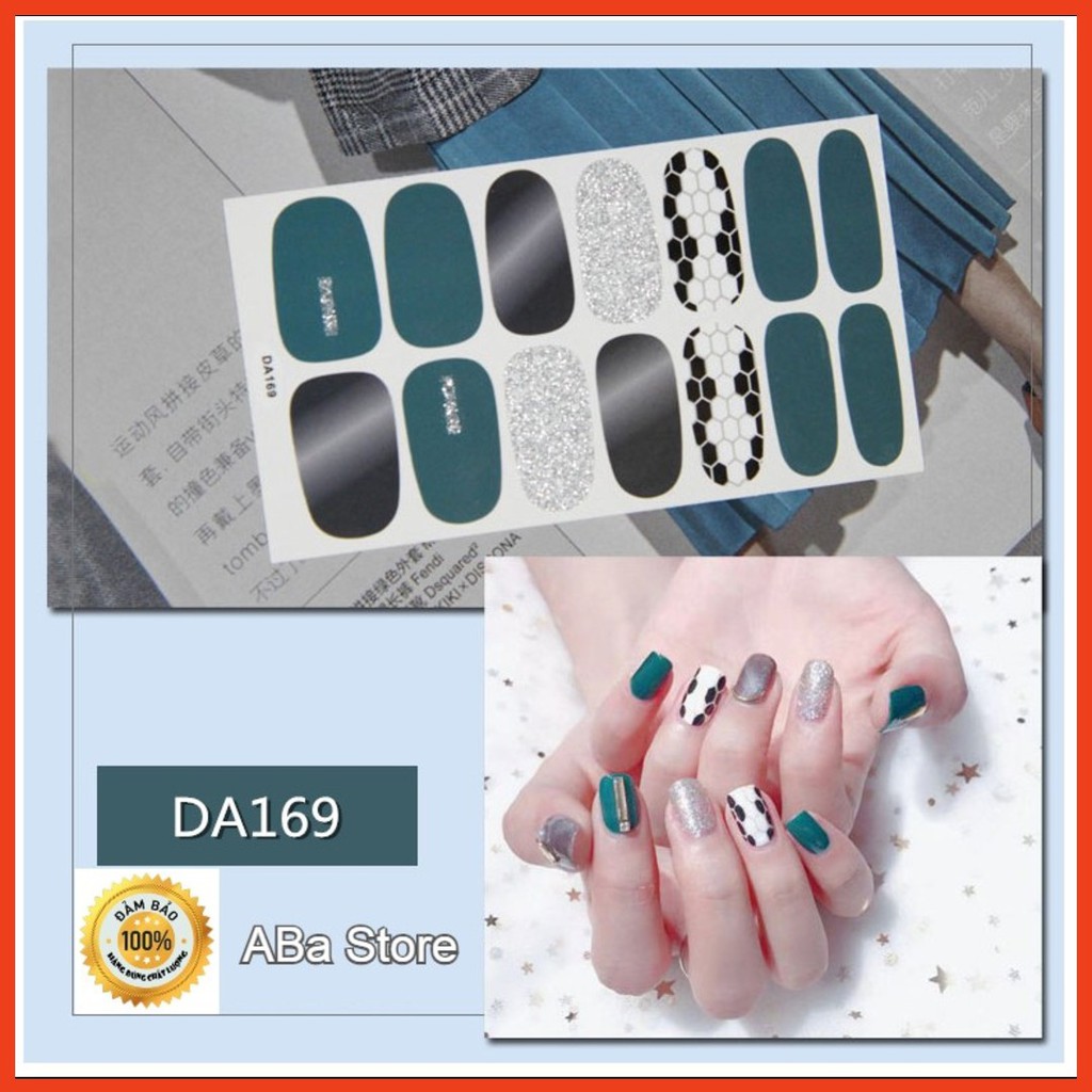 Stickers dán móng❌FREESHIP❌dán móng tay Women Fashion Nail [DA161-180]