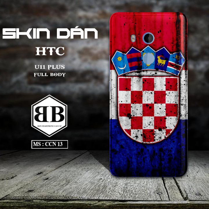 Dán Skin HTC U11 Plus Keo Dán Chuẩn 3M dùng thay ốp lưng vạn người mê