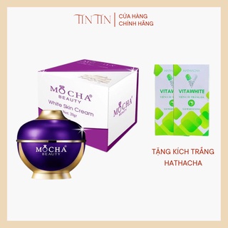 Kem Dưỡng Da Mặt Vip Tuyết Sứ Mocha , Dưỡng Da Trắng Sáng, Mịn Màng Sau 7 Ngày