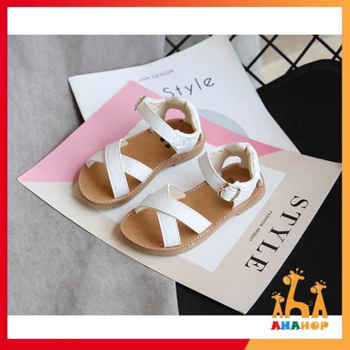 Dép Sandal bé gái - Sandal cho bé gái quai hậu da mềm hàng chính hãng MG baby phong cách Hàn Quốc M501