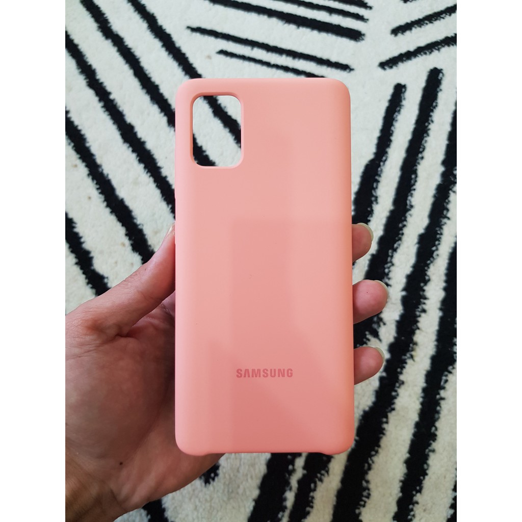 Ốp Lưng Silicone Samsung Galaxy A51 Chính Hãng