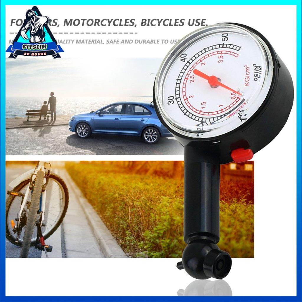 Đồng hồ đo áp suất lốp xe đạp/ xe máy/ xe hơi tiện lợi