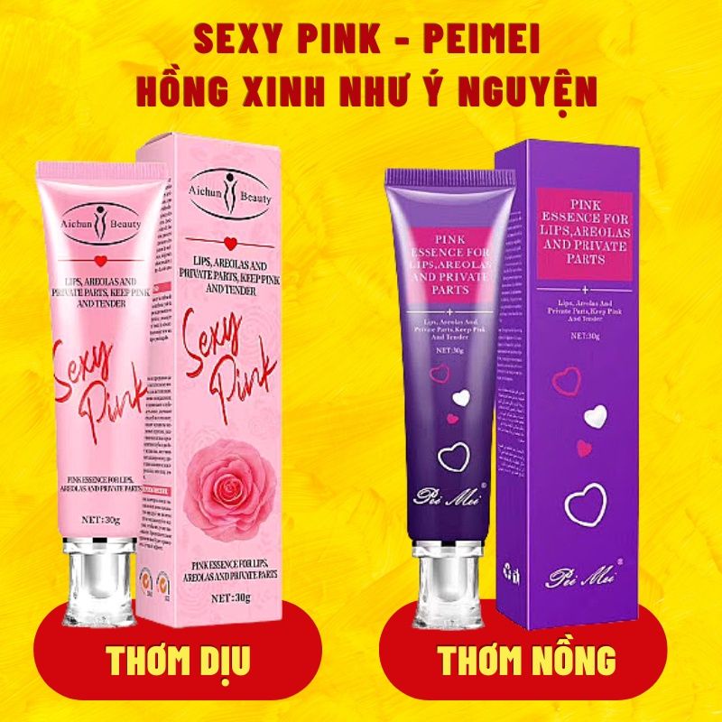 0Chống Thâm Môi - Làm Hồng Môi, Làm Hồng Nhũ Hoa, Làm Hồng Vùng Kín PeiMei 30g