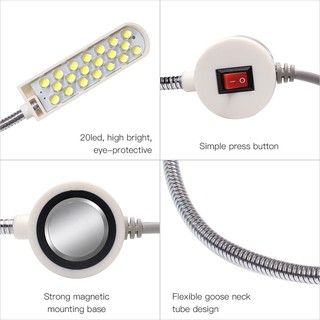 Đèn LED gắn nam châm cho máy may ac110-265v 2W