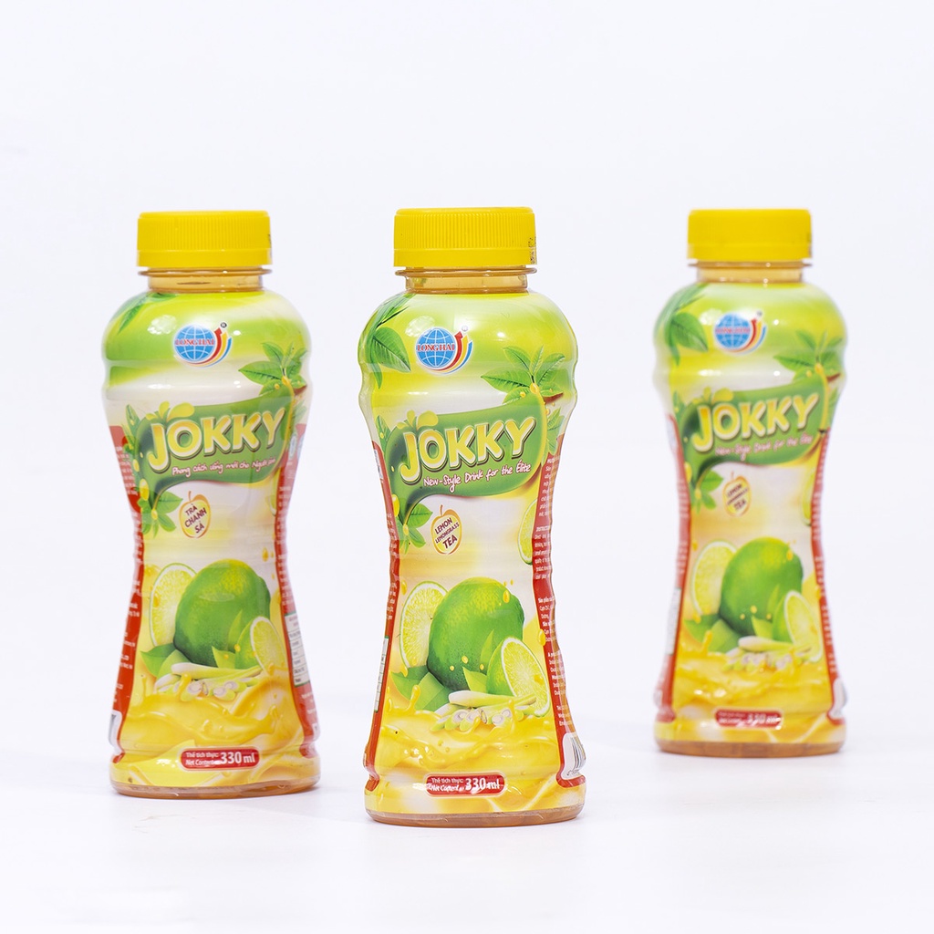 Trà Jokky Chanh sả Long Hải dung tích 330 ml