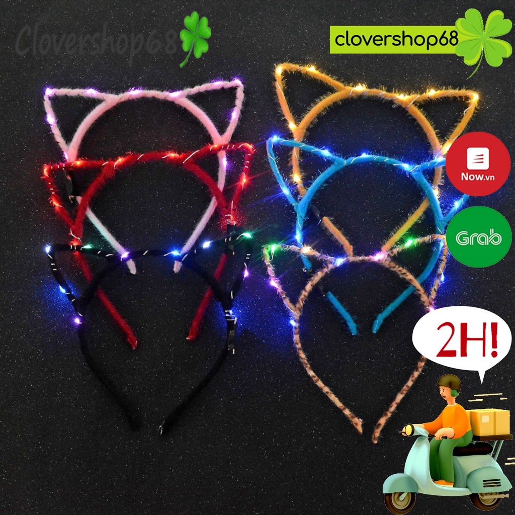 Bờm tóc tai mèo phát sáng  Clovershop68