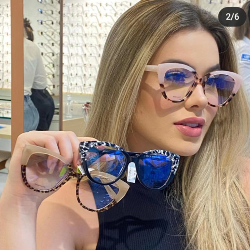 Kính Mát Tròng Hình Học Cho Nam Nữ