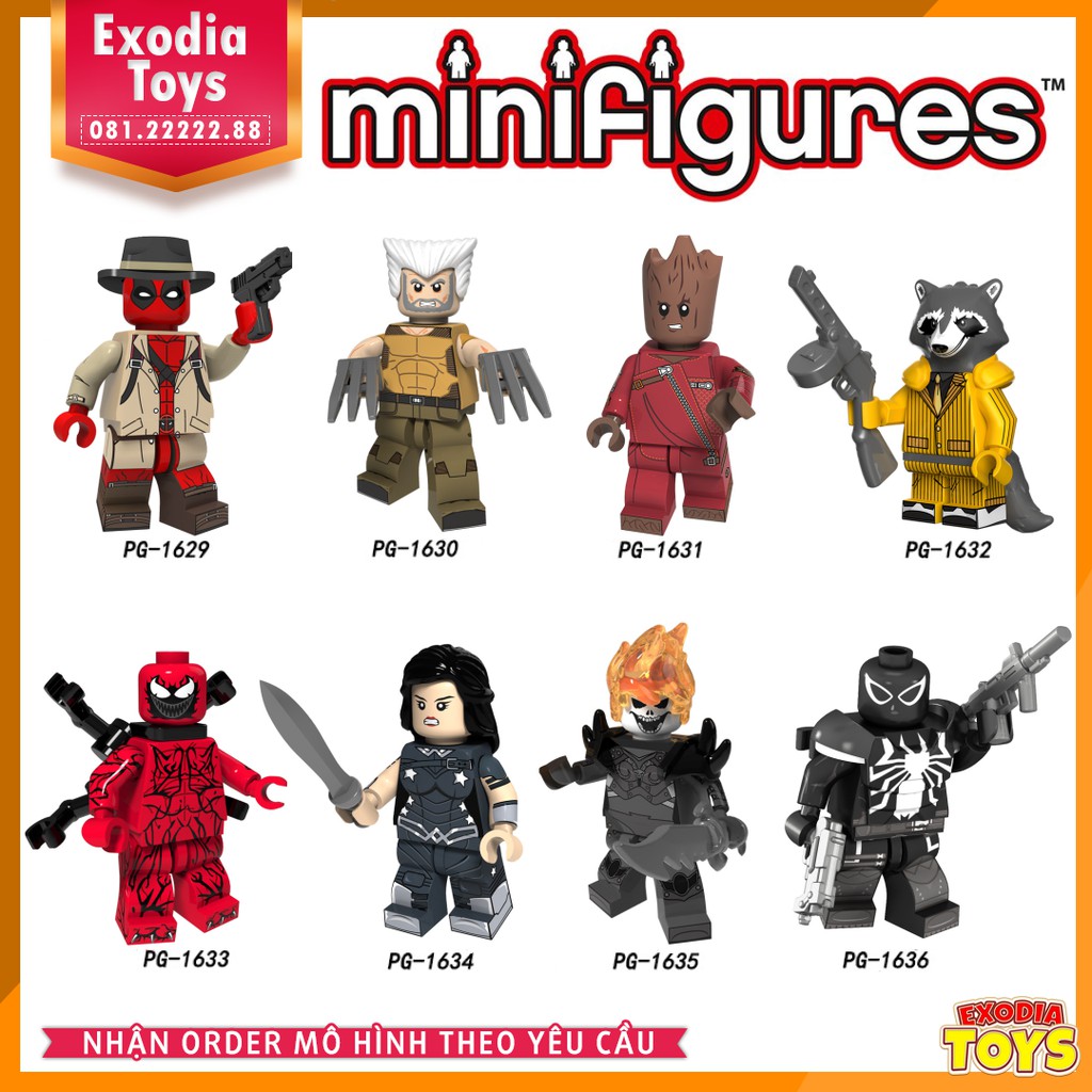 Xếp hình minifigure nhân vật siêu anh hùng Marvel - Đồ Chơi Lắp Ghép Sáng Tạo - POGO 8159