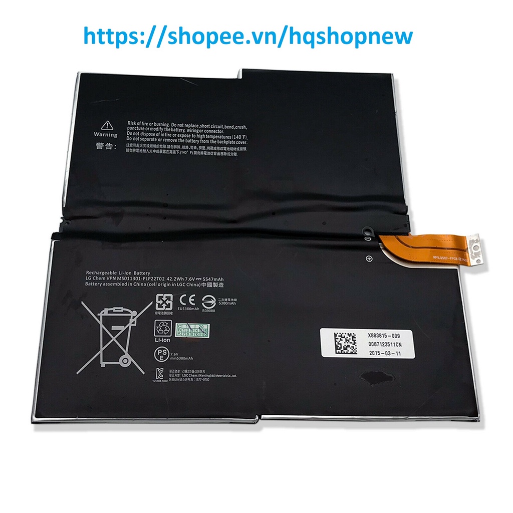 ⚡ Pin Microsoft Surface pro 3 pro3 model 1631 MS011301-PLP22T02
