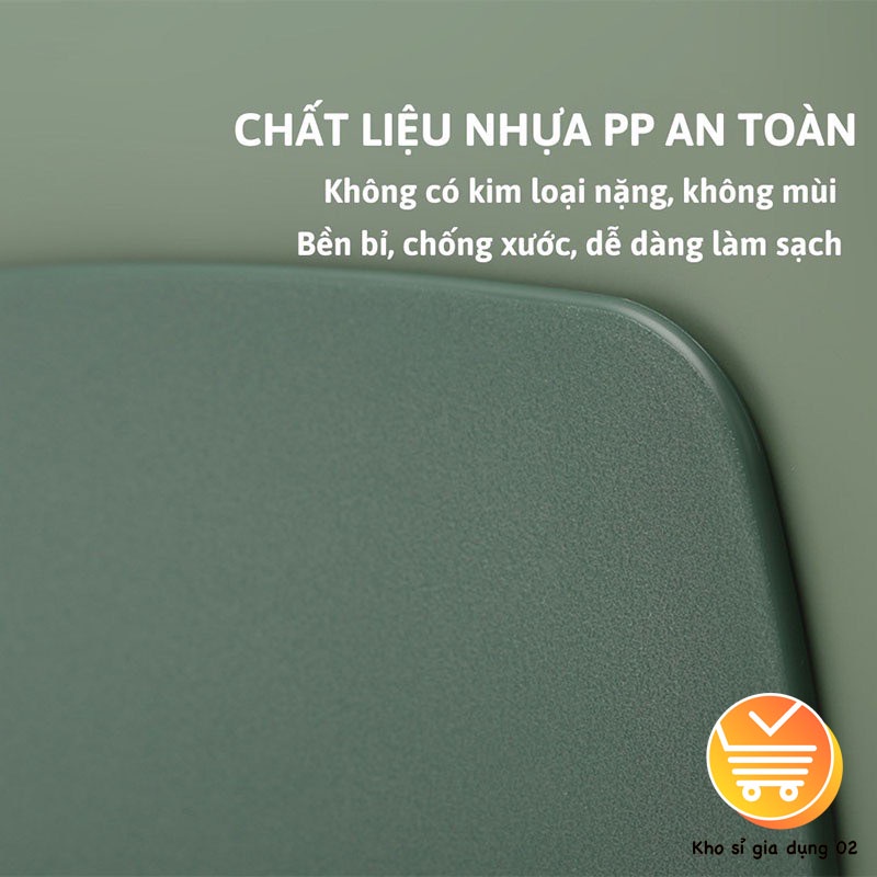 Bộ 3 thớt nhựa kháng khuẩn cao cấp chống nấm mốc, răm, mùn, Thớt nhựa PP an toàn tuyệt đối với sức khỏe