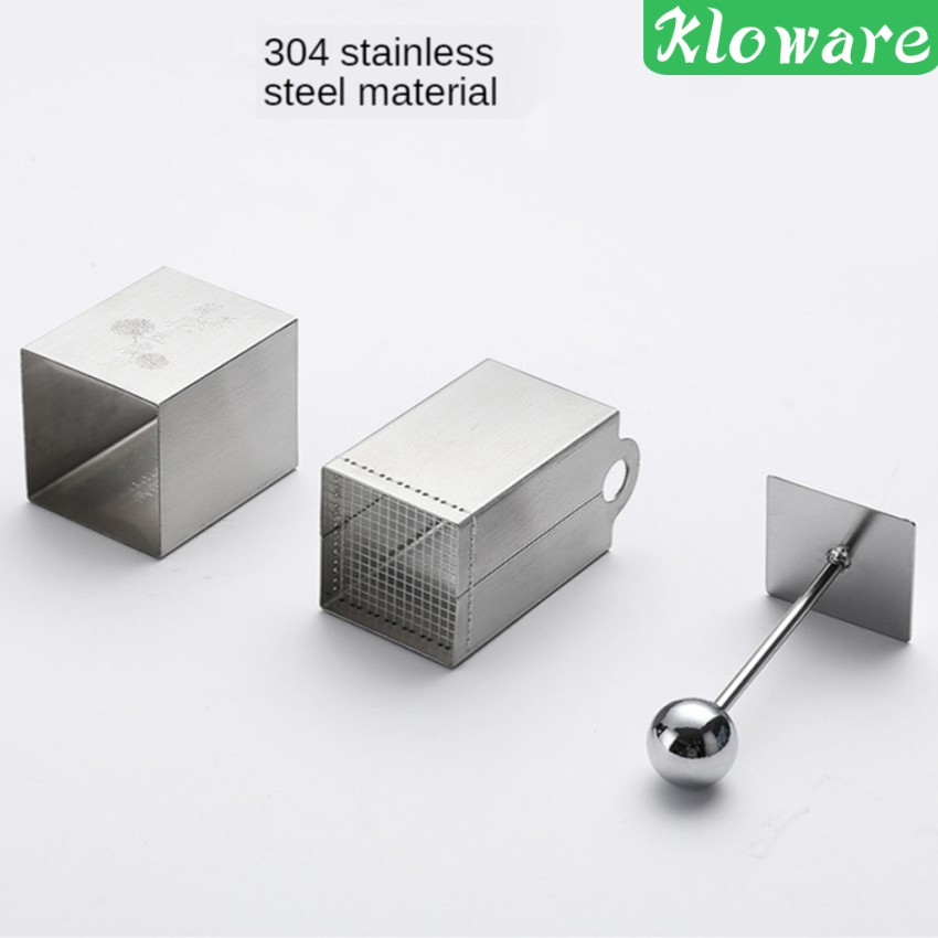 Dụng Cụ Cắt Đậu Phụ Hình Vuông Bằng Thép Không Gỉ DIY