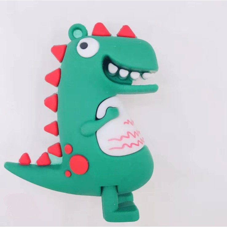 Mô hình khủng long nhựa mềm thích hợp làm móc khóa, dán trang trí Jibbitz, DIY