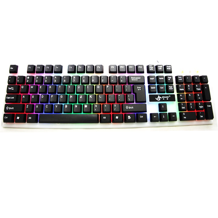 Bàn phím giả cơ chuyên game JEQANG JK-922/K11 Led 7 màu | WebRaoVat - webraovat.net.vn