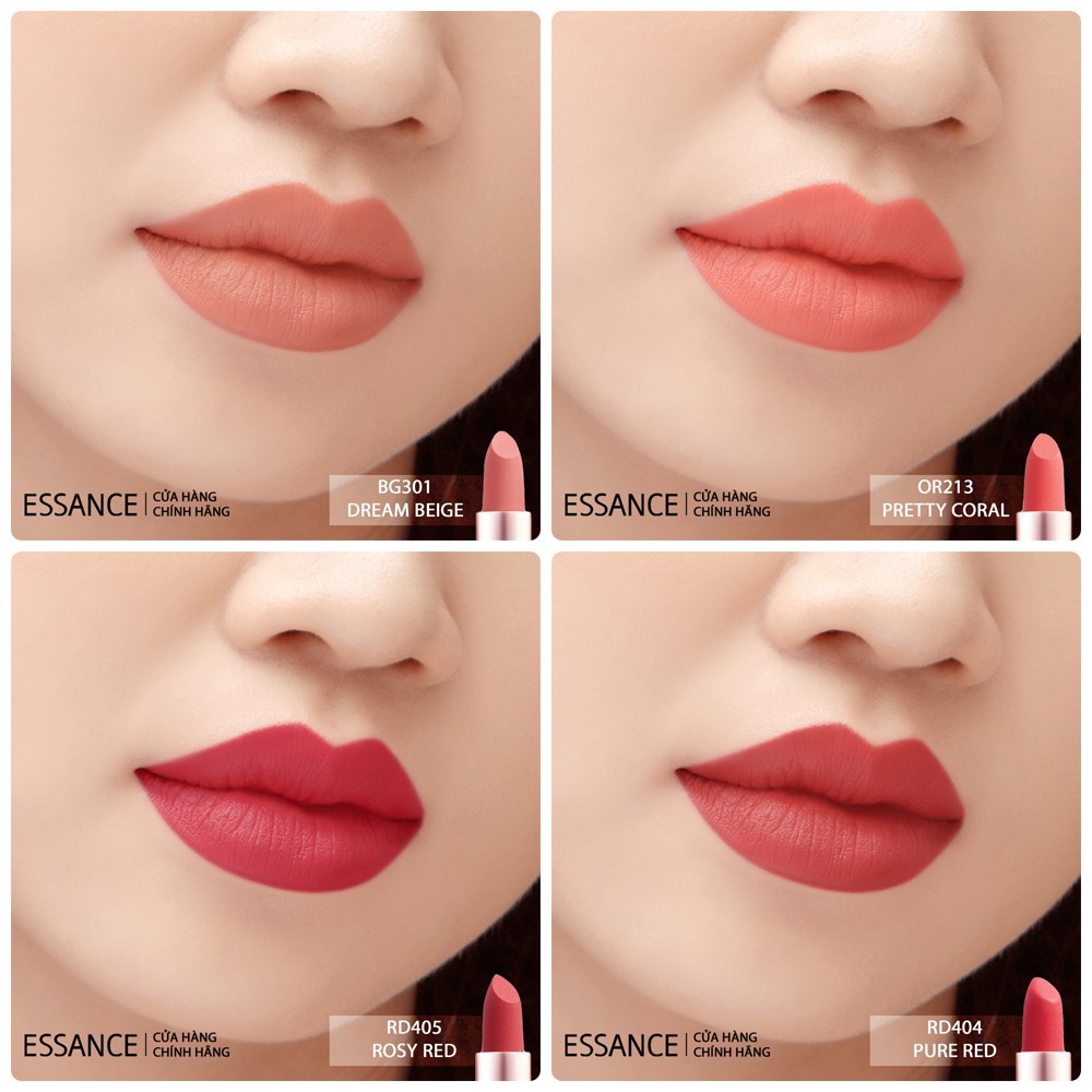 [HB Gift] Son lì lâu trôi Essance Lip Rouge Velvet 3.5g gimmick