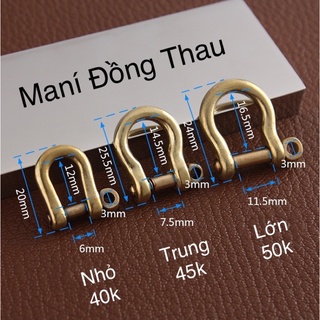 [Gói 2 Cái Cùng Size] Ma Ní (Ma-Ní) Đồng Thau cao cấp