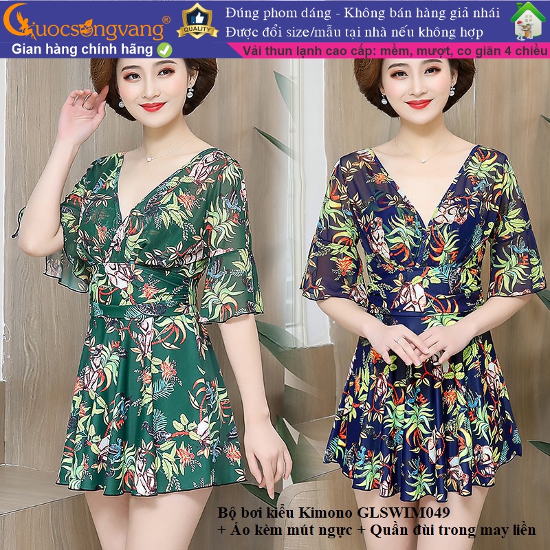 Đồ bơi trung niên kiểu kimono đồ bơi big size kiểu nhật GLSWIM049 Cuocsongvang