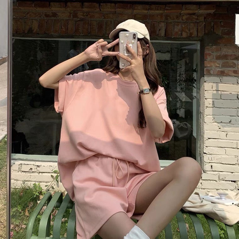 Bộ Quần Áo Mùa Hè Nam 6 Màu Cotton Thoáng Mát Thầm Hút Mồ Hôi Cao Cấp Unisex Basic Streetwear. BCT01