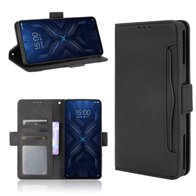 Bao Da Điện Thoại Nắp Lật Ngang Kèm Ngăn Đựng Thẻ Cho Xiaomi Black Shark 4 Pro/Note10 4G/Note 10S/Mi 11 Ultra/11 Lite/5G /Poco F3 GT/K40Gaming/