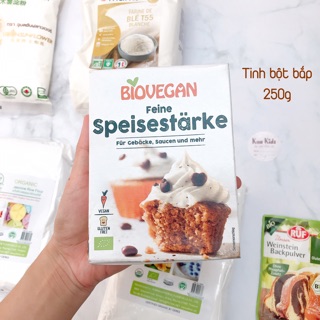 Tinh bột bắp hữu cơ Biovegan 250g