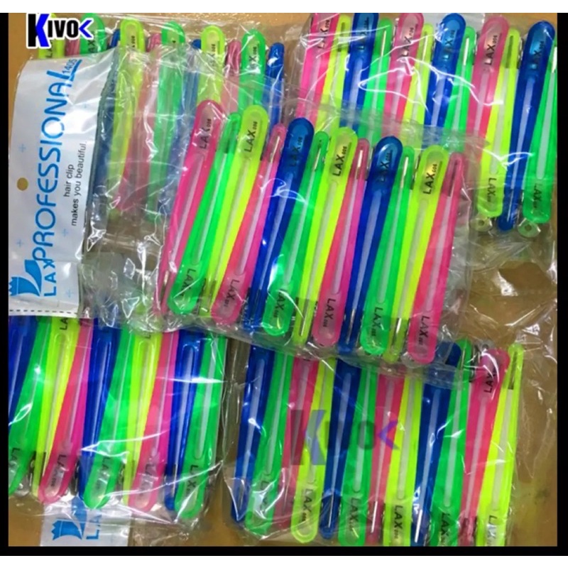 Kẹp Mỏ Vịt LAX Hỗ Trợ Nhuộm Tóc (Lốc 12 Cái)