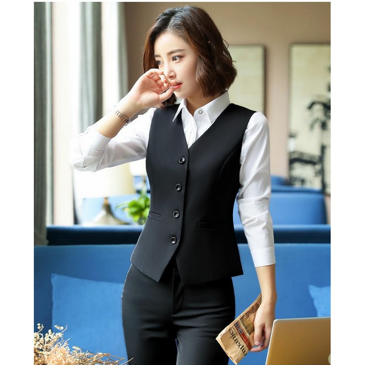 Áo ghile nữ Titishop (GILE10) màu đen