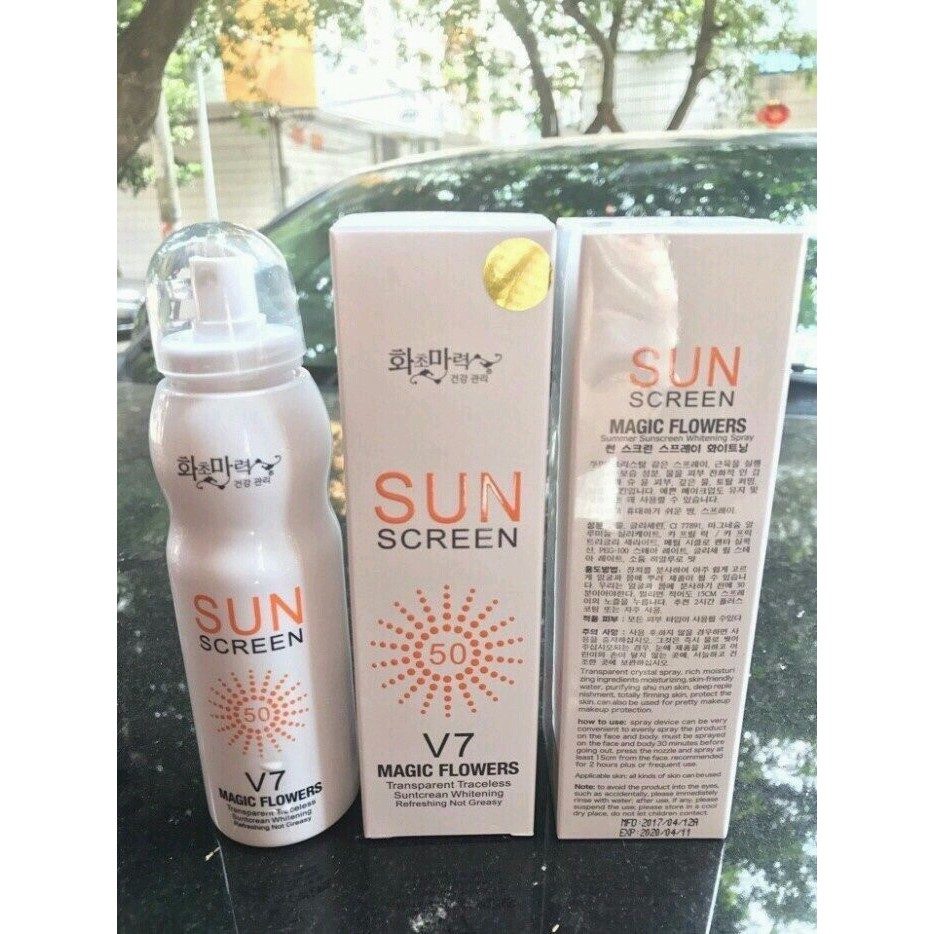 XỊT CHỐNG NẮNG HÀN QUỐC SUN SCREEN V7