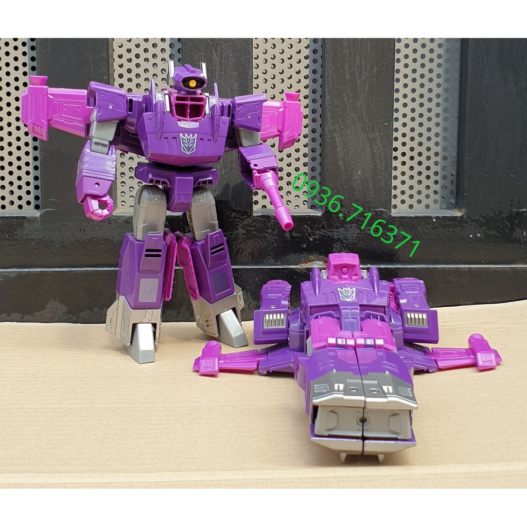 Robot biến hình Transformers Hasbro - Cyber Battalion SHOCKWAVE màu tím