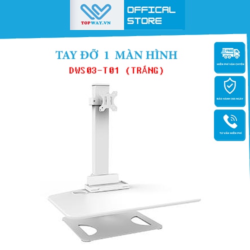 Giá Treo 1 Màn Hình Máy Tính, Bàn Phím Lumi Legend DWS03-T01,Arm Màn Hình,Phụ Kiện Máy Tính