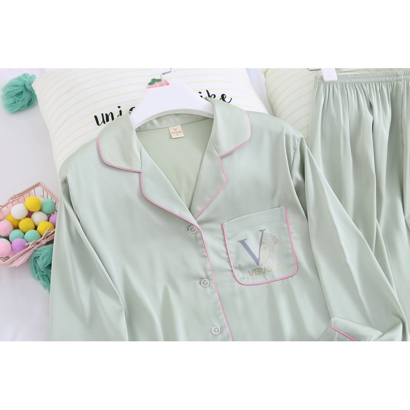 Pijama Lụa Dài Tay Cao Cấp Y97