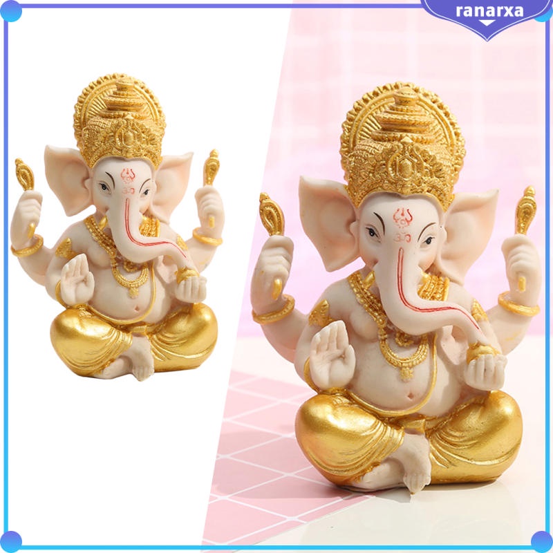 Mô hình tượng thần Ganesha mini dùng cho trang trí nội thất