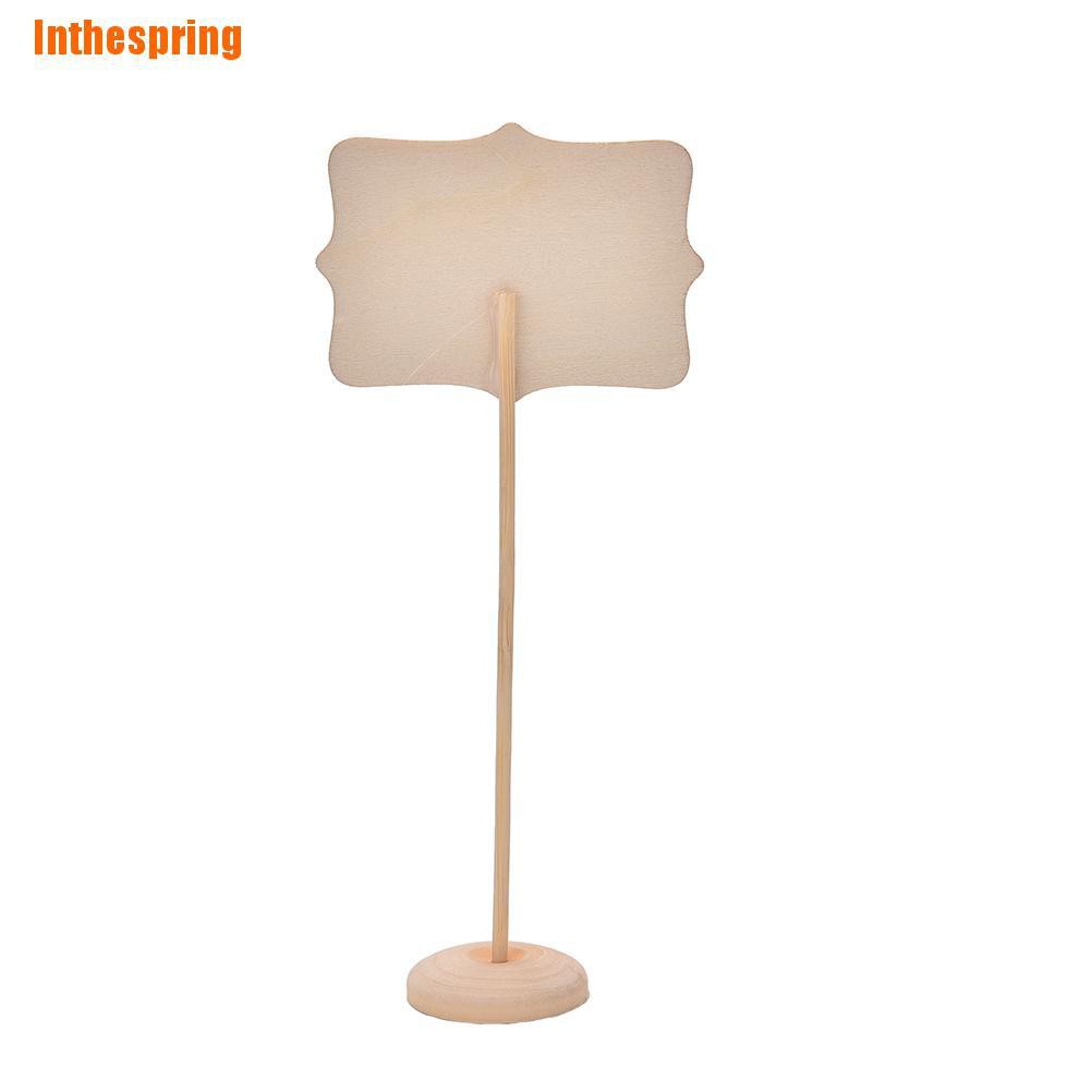 Bộ 1 / 10 Tấm Bảng Đen Mini Hình Chữ Nhật Dùng Trang Trí Tiệc Cưới