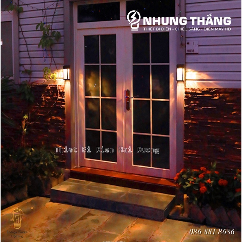 Đèn Gắn Tường Thủy Tinh Sử Dụng Năng Lượng Mặt Trời MT-512,MT-514 - Tự Động Sáng Khi Trời Tối - Lắp Đặt Dễ Dàng