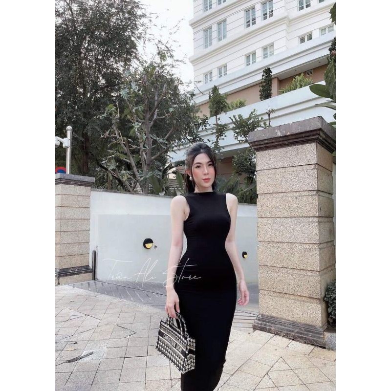 Đầm Ôm Body Dáng Dài Không Tay Kiểu Dáng Ba Lỗ Đẹp | BigBuy360 - bigbuy360.vn