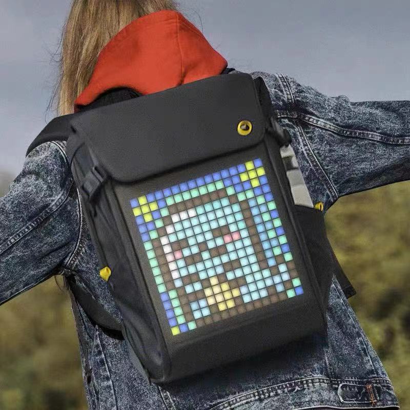 Balo DIVOOM Pixoo Backpack-M, có hiển thị màn hình LED, ngăn chứa Laptop 15inch