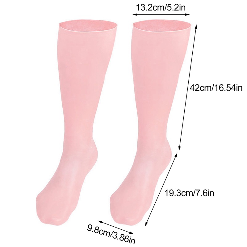 Vớ gel silicone Co Giãn Tẩy Tế Bào Chết Chống Nứt Nẻ Dưỡng Ẩm Chăm Sóc Da Chân Dài