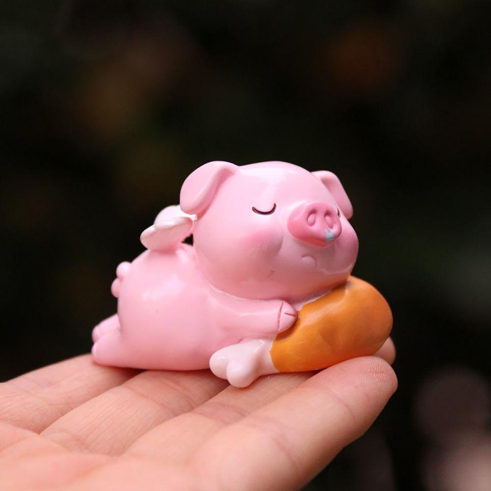 Đồ trang trí Động Vật Đang Ngủ Mini Dùng Trang Trí Cây Bonsai DIY