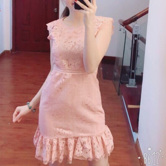 Combo đầm ren đuôi cá