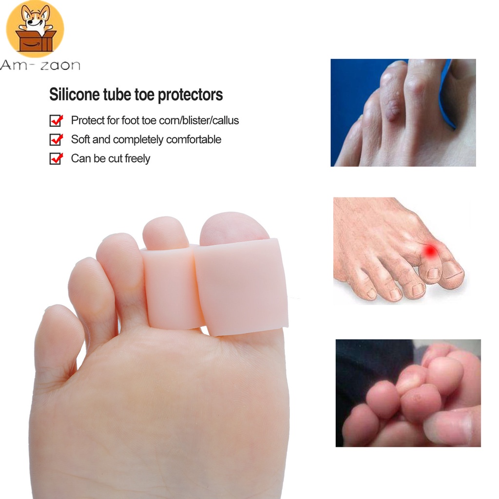 Bộ 2 Miếng Gel Bảo Vệ Ngón Chân Trong Suốt Tiện Lợi