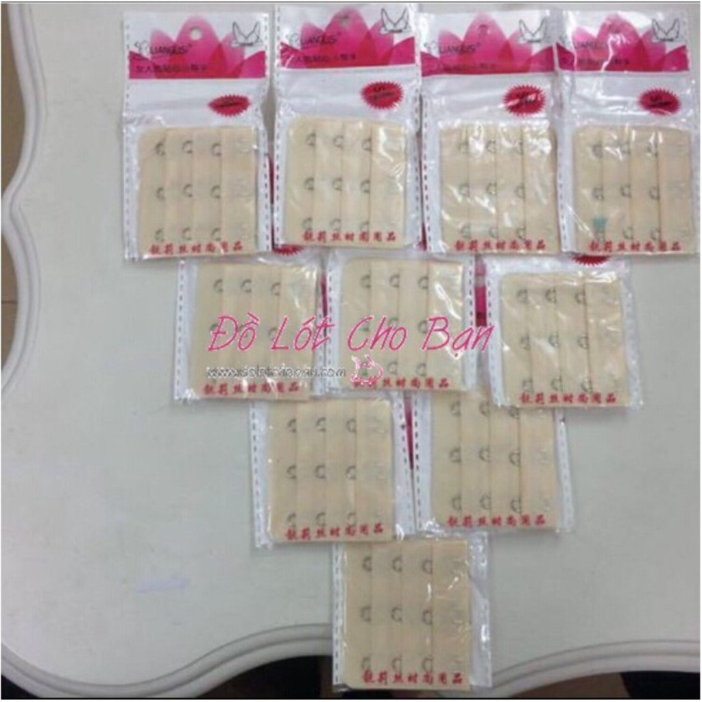 SÉT 2 Miếng nối móc áo ngực loại 3 móc