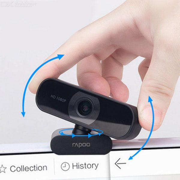 Webcam RAPOO C260 FullHD 1080P / C200 720P - Hàng Chính Hãng - Tích Hợp Mic Học Online