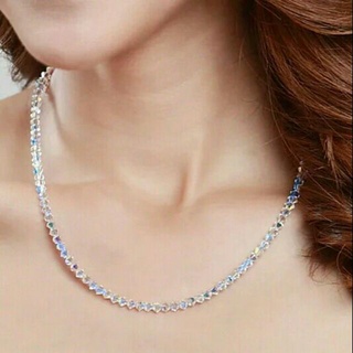 Dây chuyền pha lê Áo cao cấp trắng lấp lánh