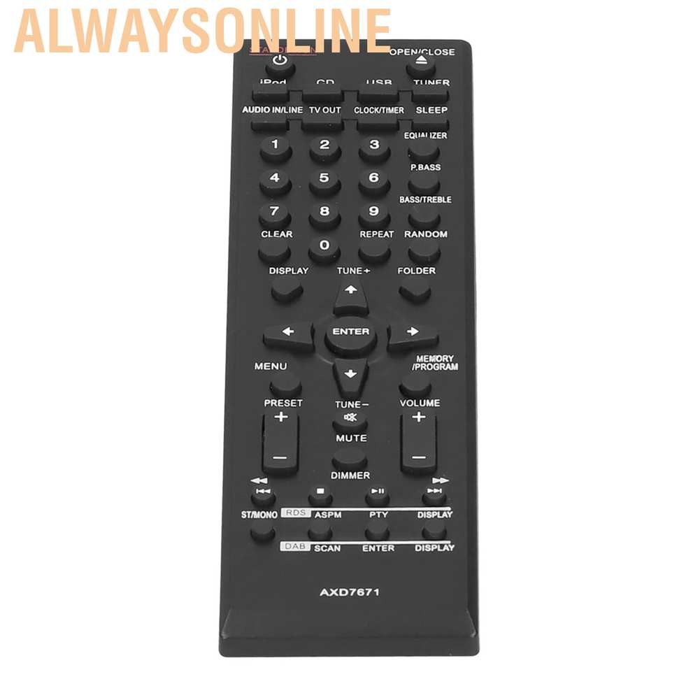 Remote điều khiển thay thế cho máy nghe nhạc AXD7671