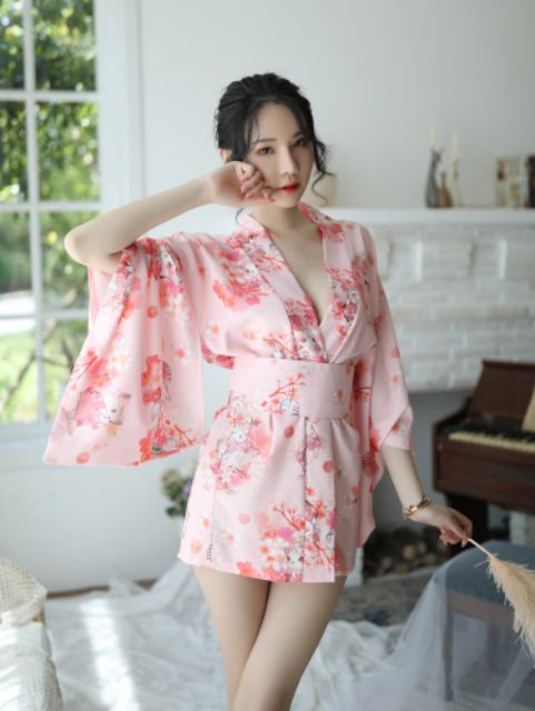 Set đồ ngủ kimono cao cấp L384 | BigBuy360 - bigbuy360.vn