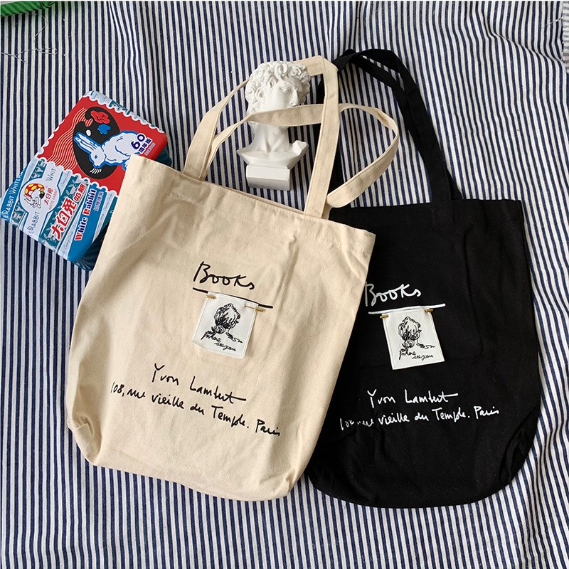 Túi tote đeo vai Books hàn quốc ulzzang